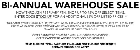 Warehouse Sale