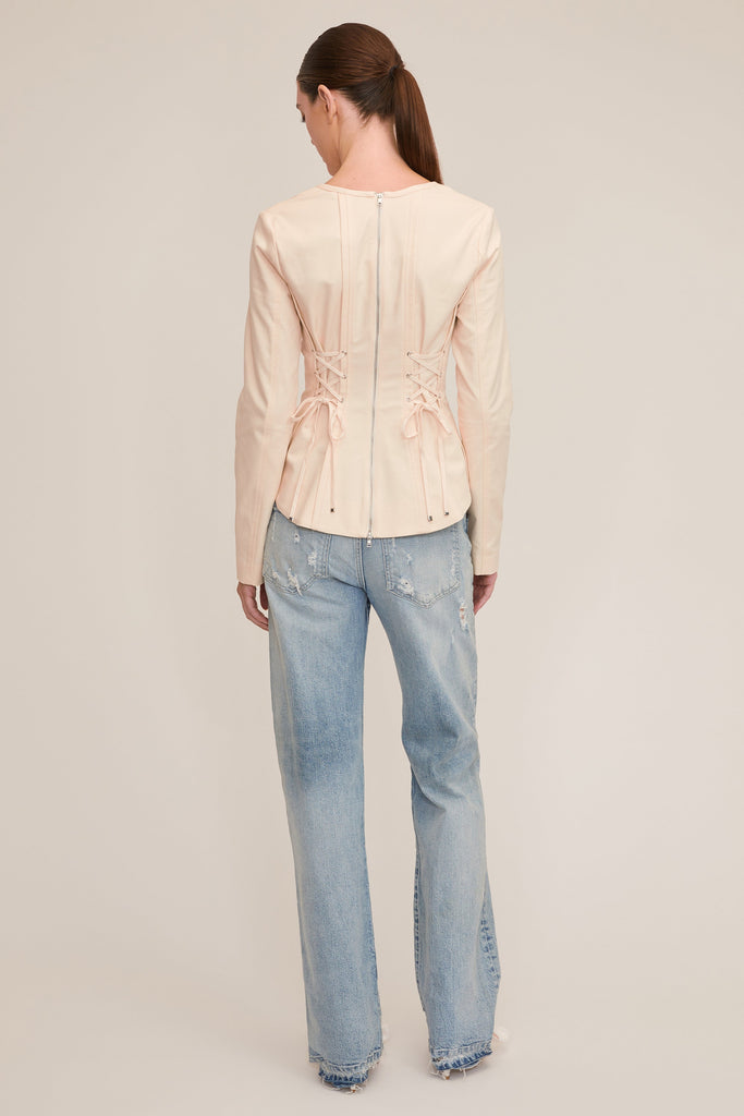 Valentina Lace Up Top | MARISSA WEBB