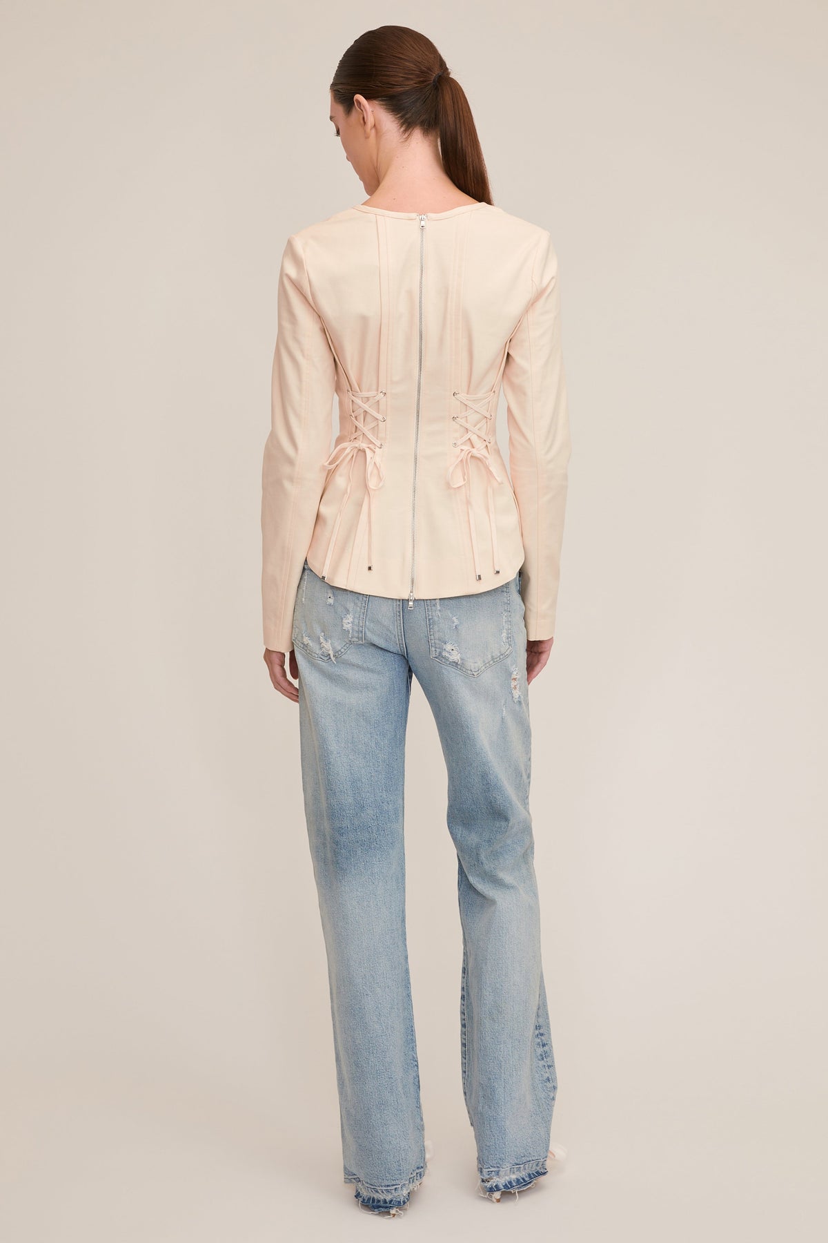 Valentina Lace Up Top | MARISSA WEBB