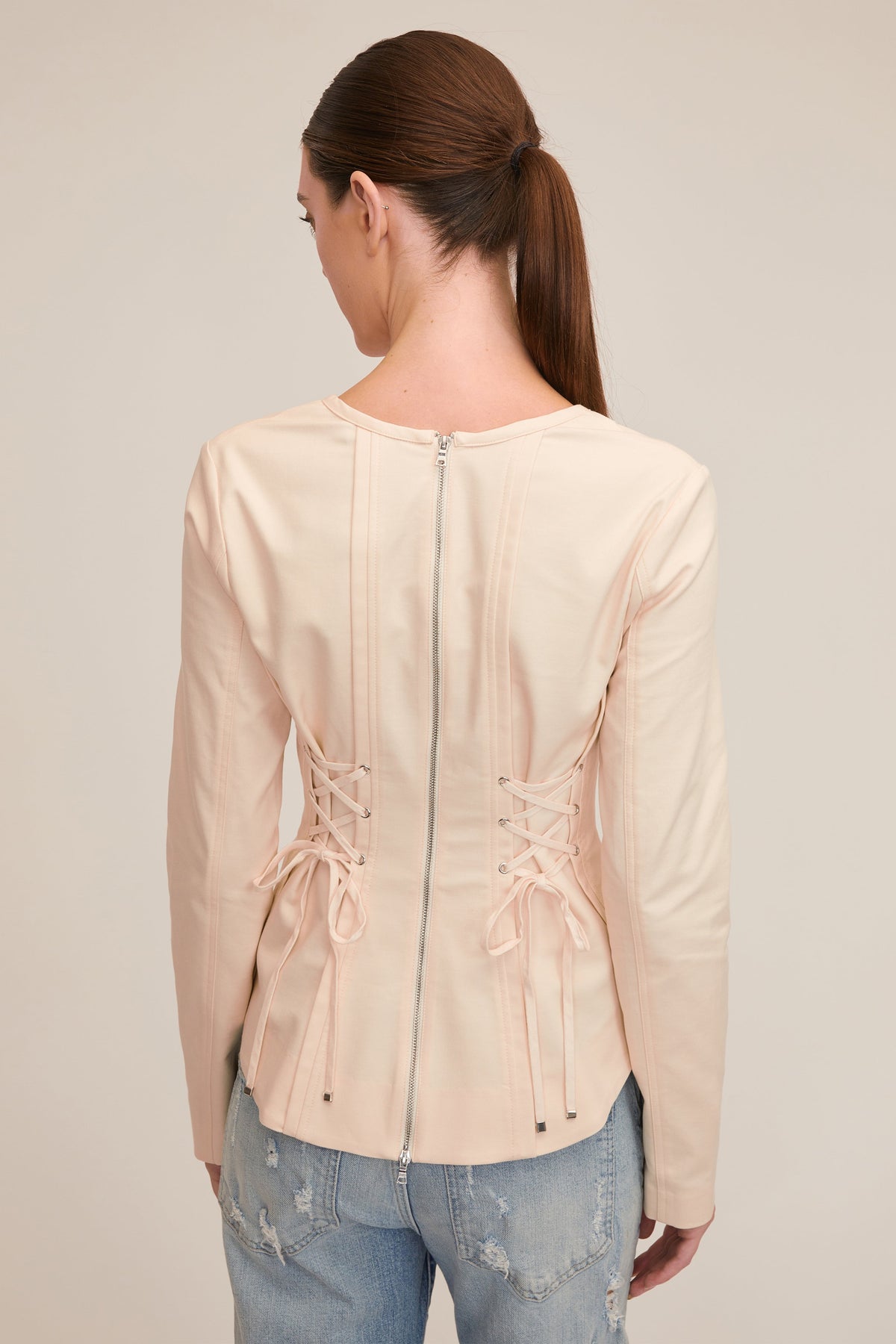 Valentina Lace Up Top | MARISSA WEBB