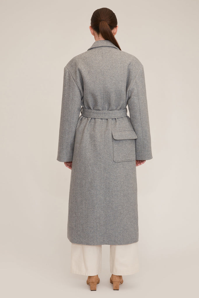 Baylor Double Breasted Wool Overcoat | MARISSA WEBB