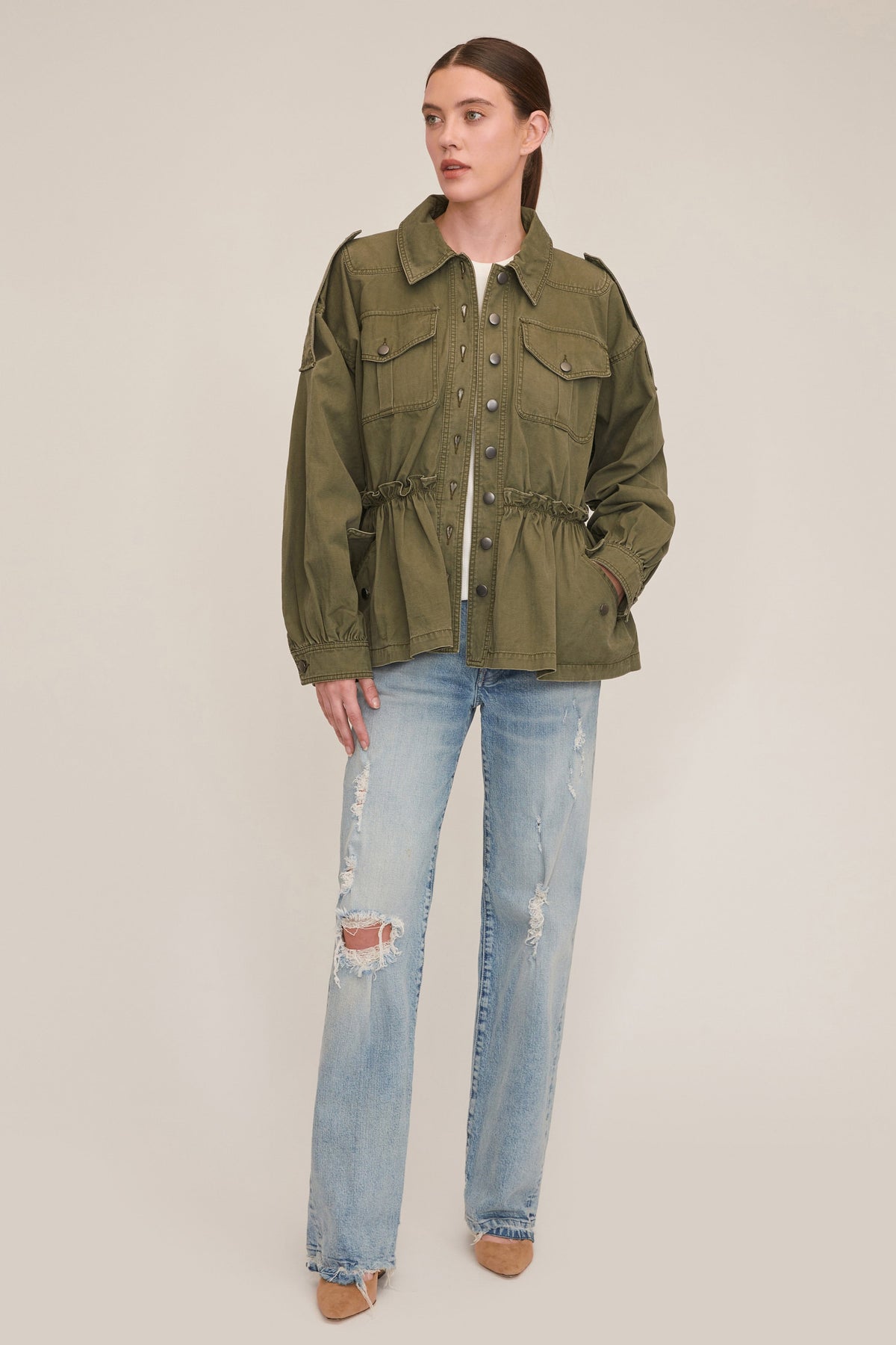 Marshall Washed Canvas Jacket | MARISSA WEBB