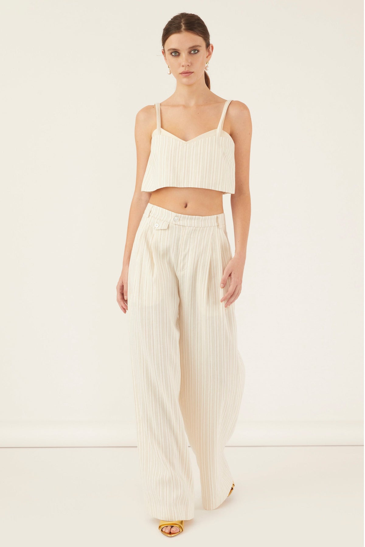 Palmer High Waist Stripe Trouser | MARISSA WEBB