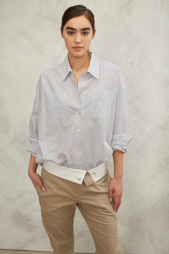 Davie Stripe Button Down