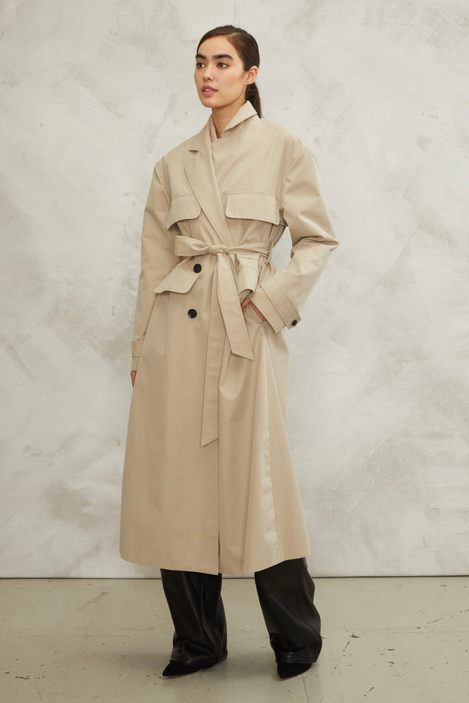 Greer Double Breasted Trench Coat
