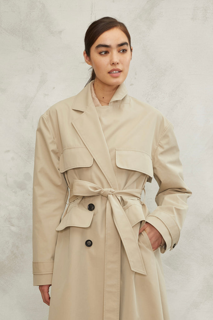Greer Double Breasted Trench Coat