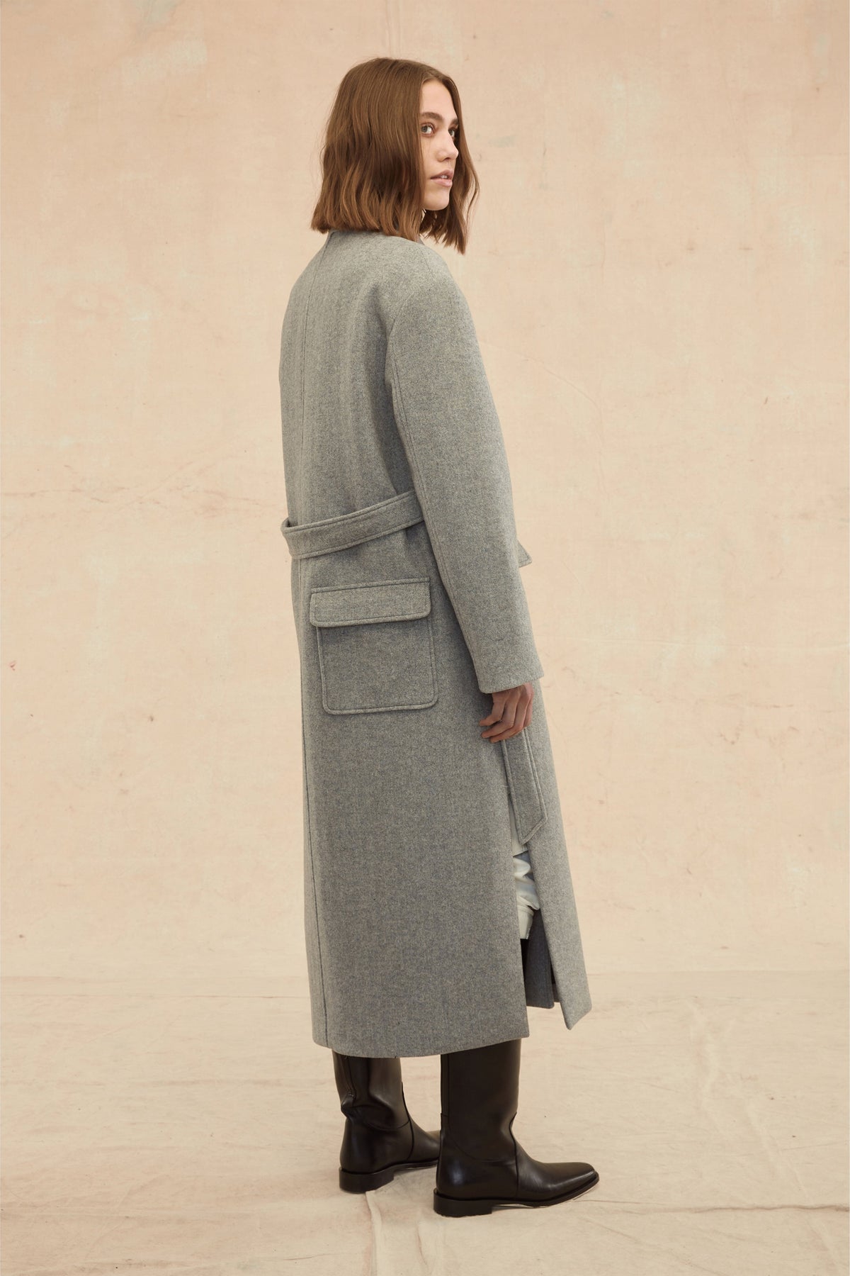 Baylor Double Breasted Wool Overcoat | MARISSA WEBB