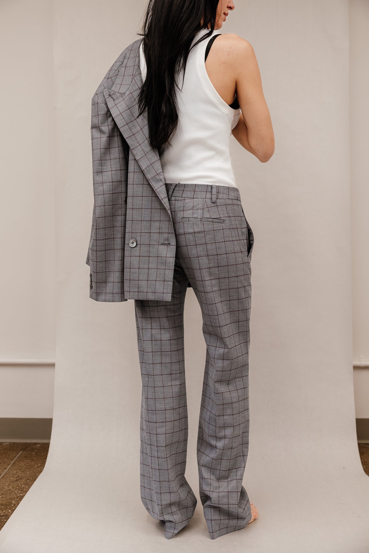 Carlo Low Rise Slim Flare Trouser