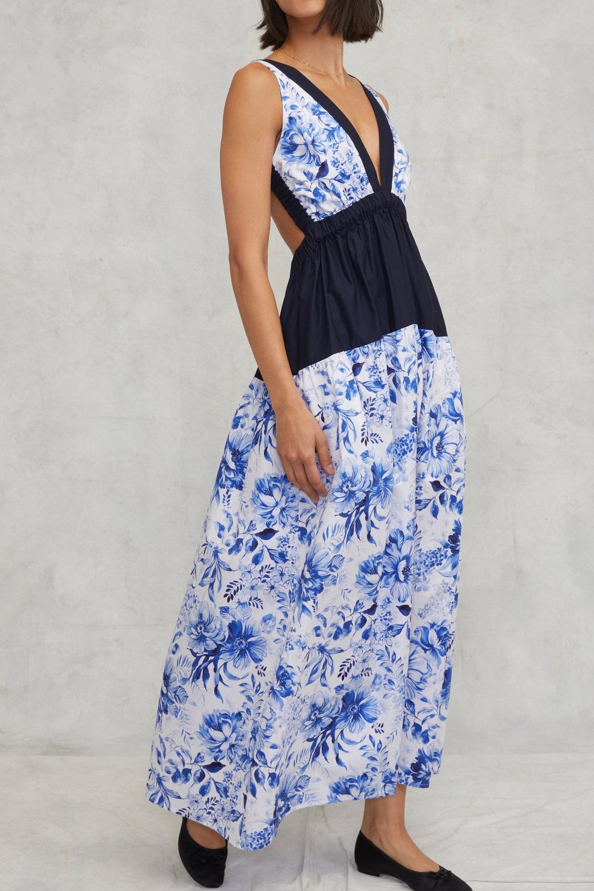 Floral Printed Maxi Dress
