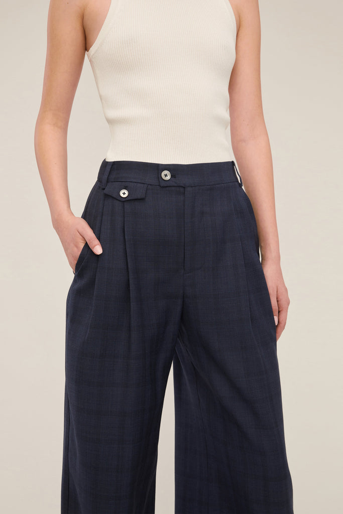 Palmer High Waist Wool Trouser | MARISSA WEBB