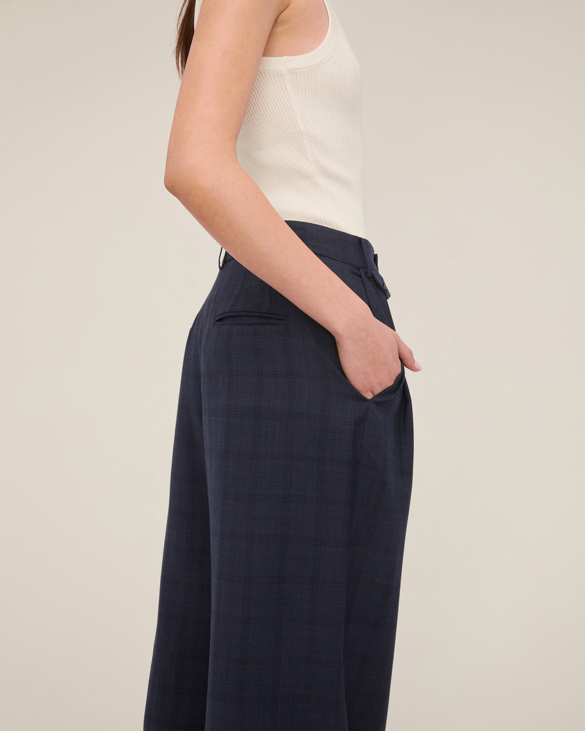 Palmer High Waist Wool Trouser | MARISSA WEBB