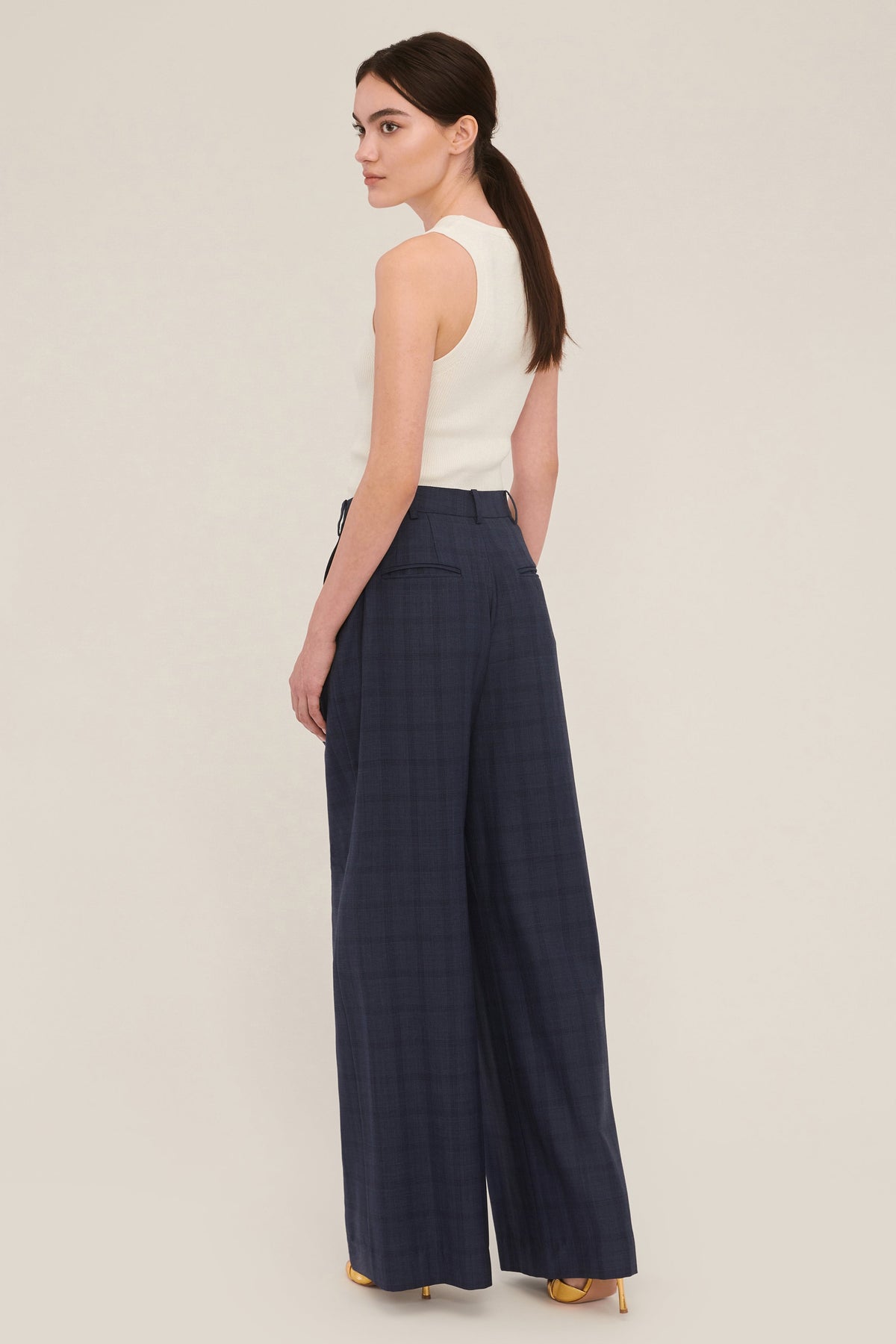 Palmer High Waist Wool Trouser | MARISSA WEBB