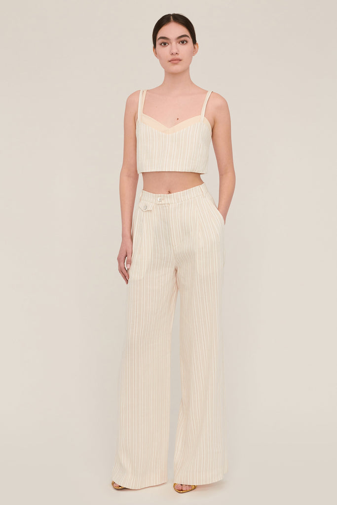 Palmer High Waist Stripe Trouser | MARISSA WEBB