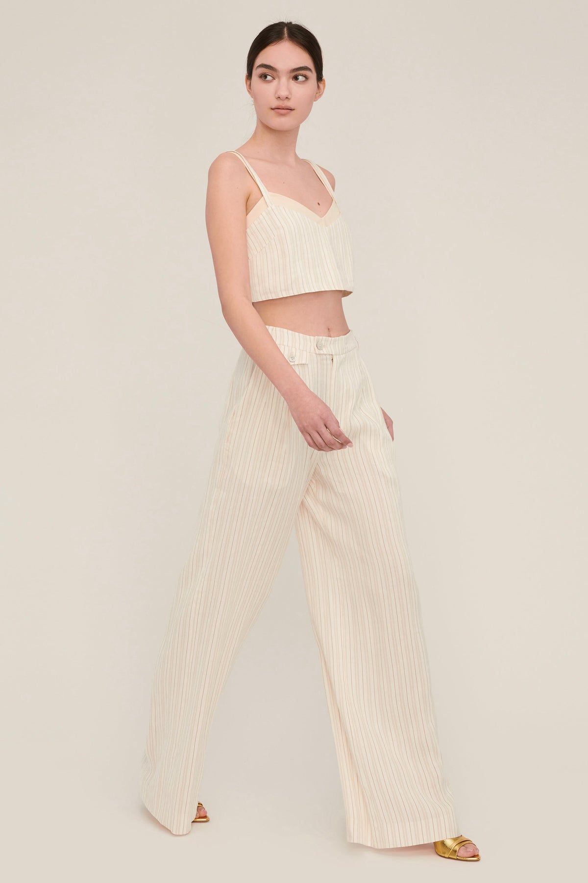 Palmer High Waist Stripe Trouser | MARISSA WEBB