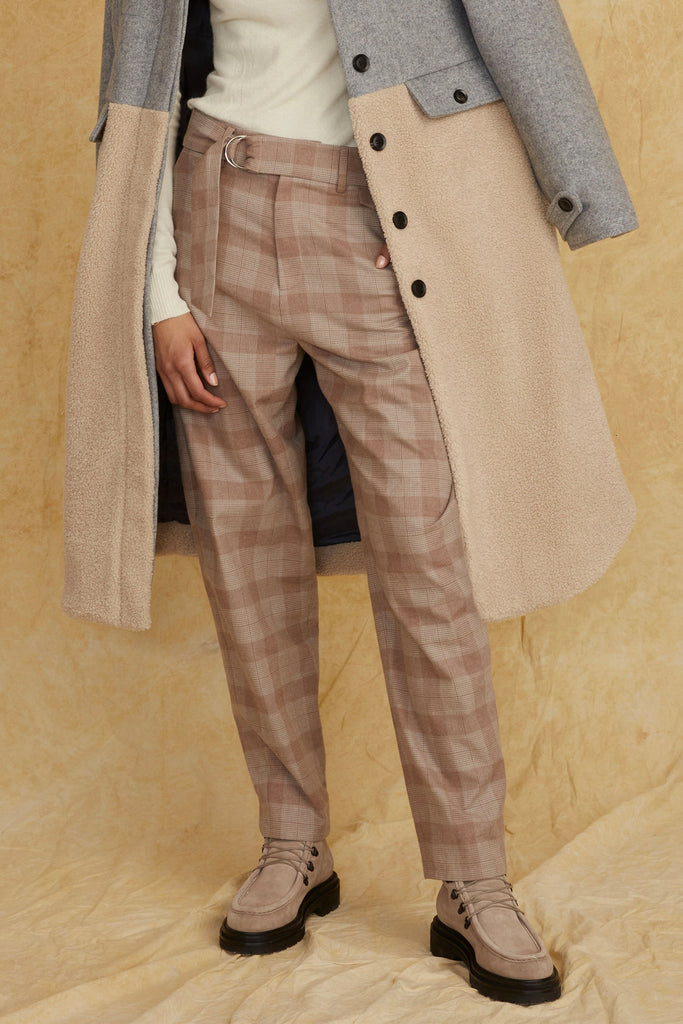 Desert Plaid Barrel Pant | Sample Sale | MARISSA WEBB