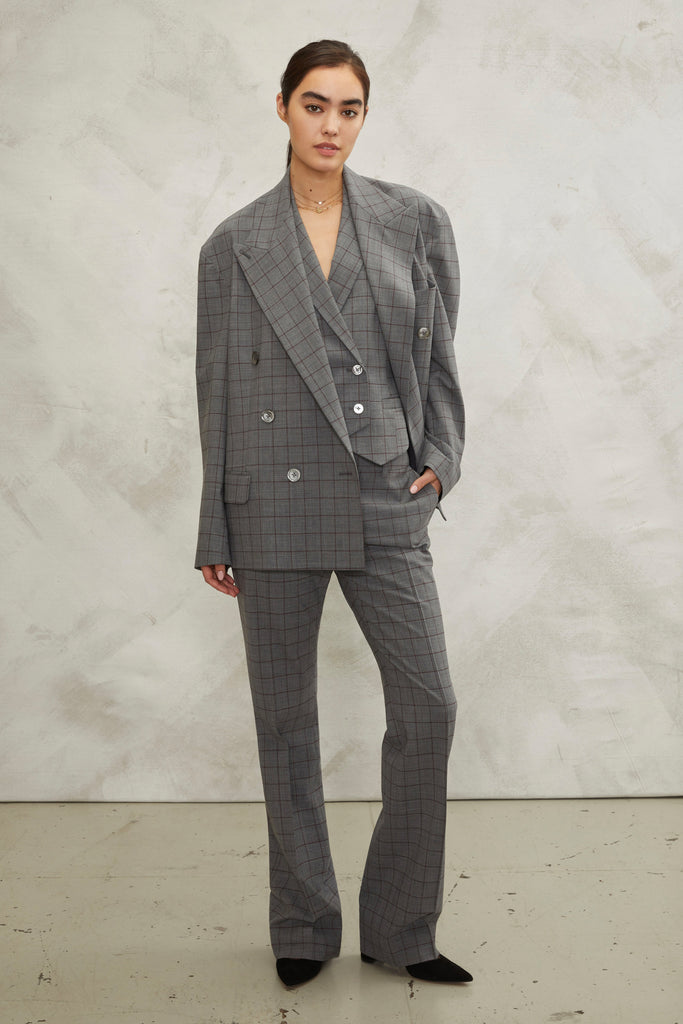 Carlo Low Rise Slim Flare Trouser