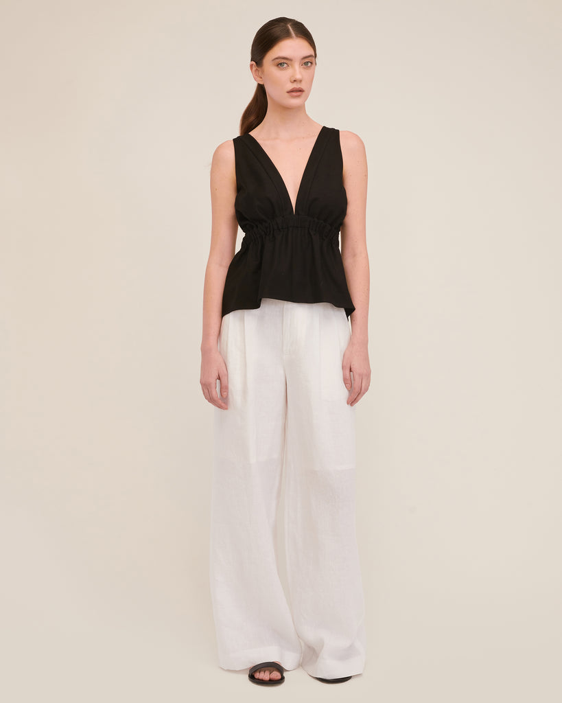 Zoe Empire Top in Black | MARISSA WEBB