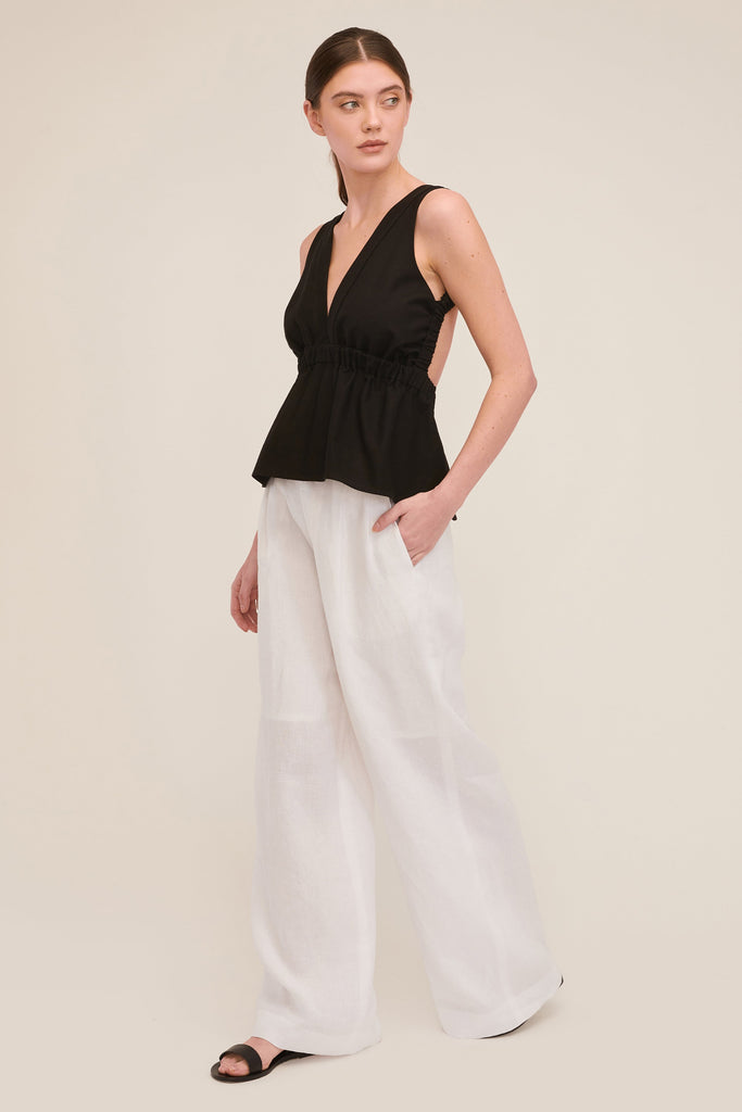Zoe Empire Top in Black | MARISSA WEBB