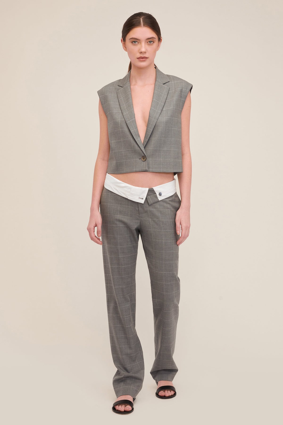 Leo Foldover Waist Trouser | MARISSA WEBB