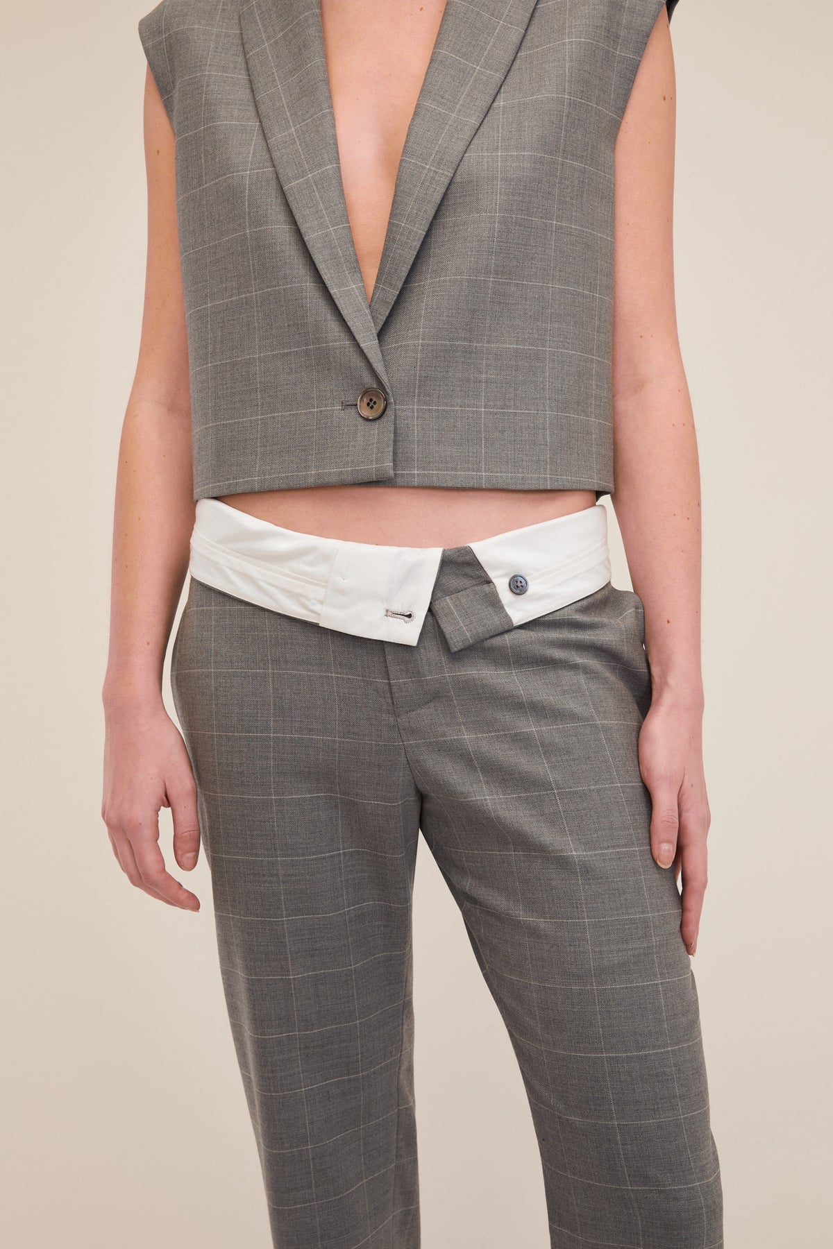 Leo Foldover Waist Trouser | MARISSA WEBB