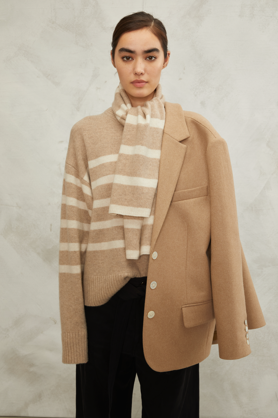 Madison Boyfriend Tweed Blazer