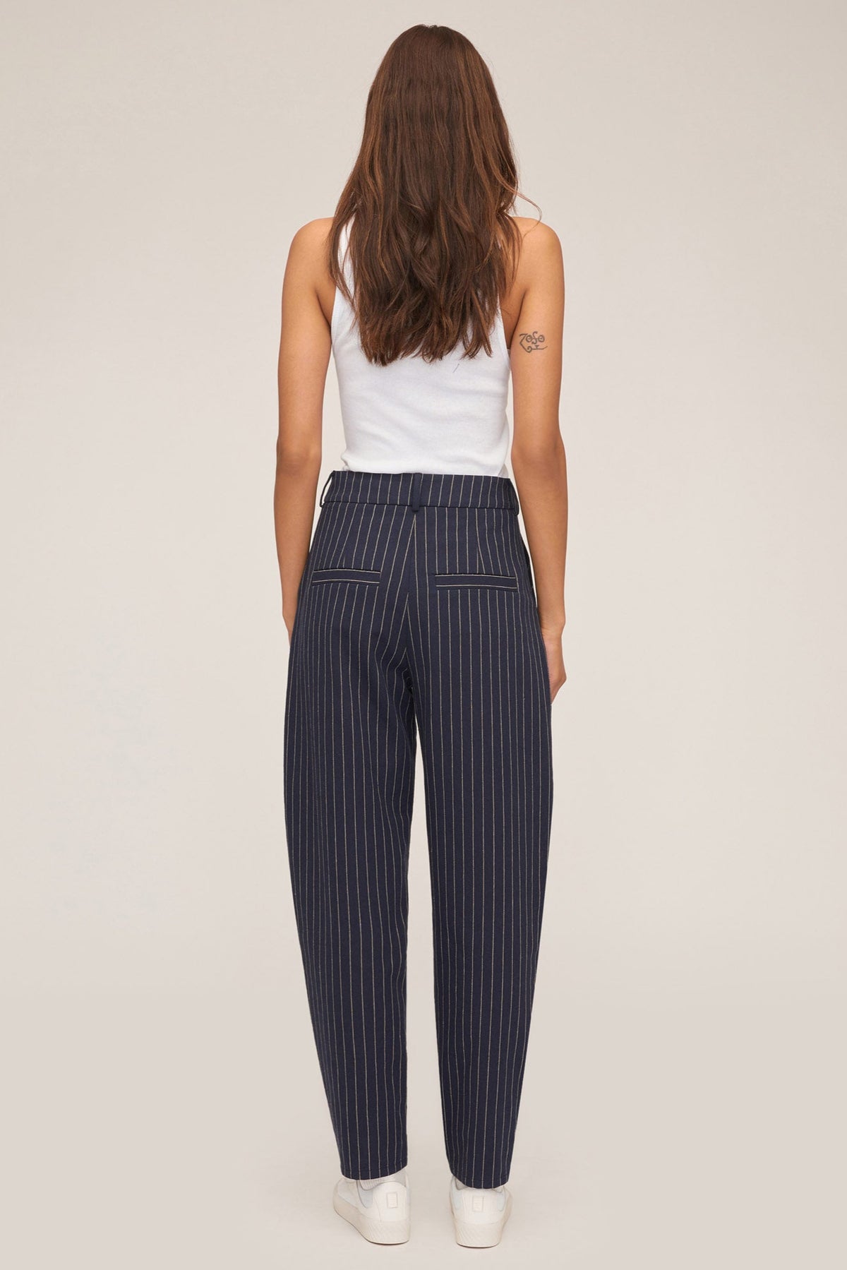 Desert Plaid Barrel Pant
