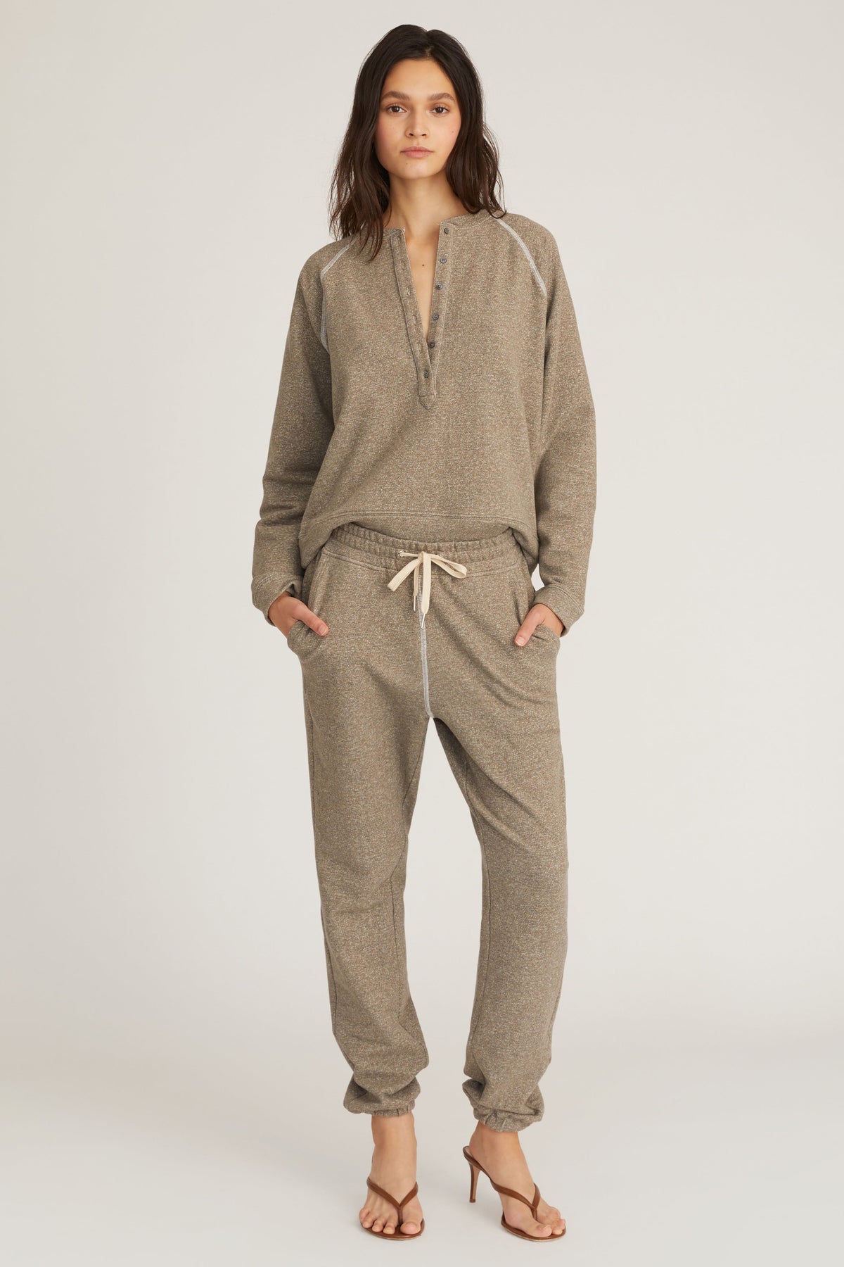 Jules Boyfriend Sweatpant in Sage