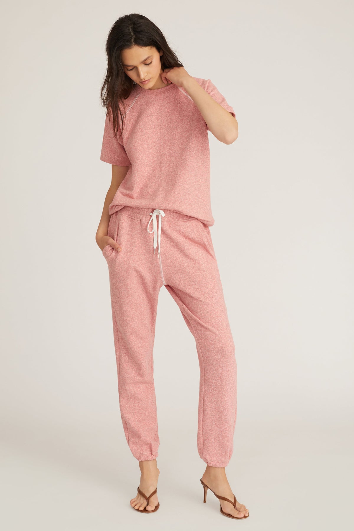 Jules Boyfriend Sweatpant in Moscato