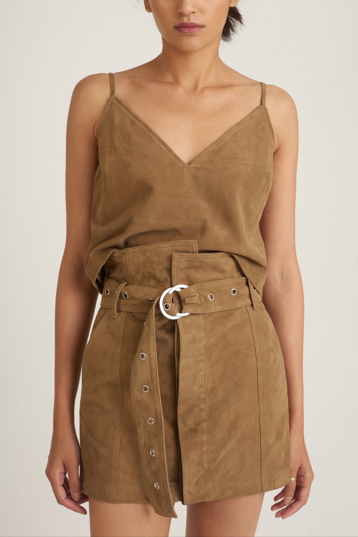 Anniston Suede Mini Skirt