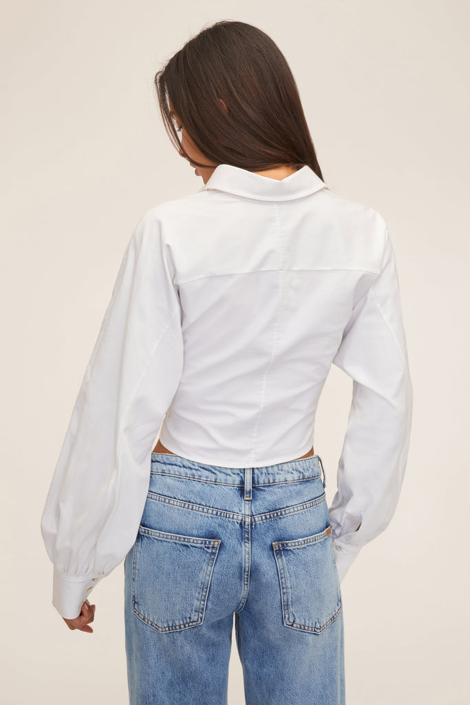 Emmerson Oxford Shirt in White
