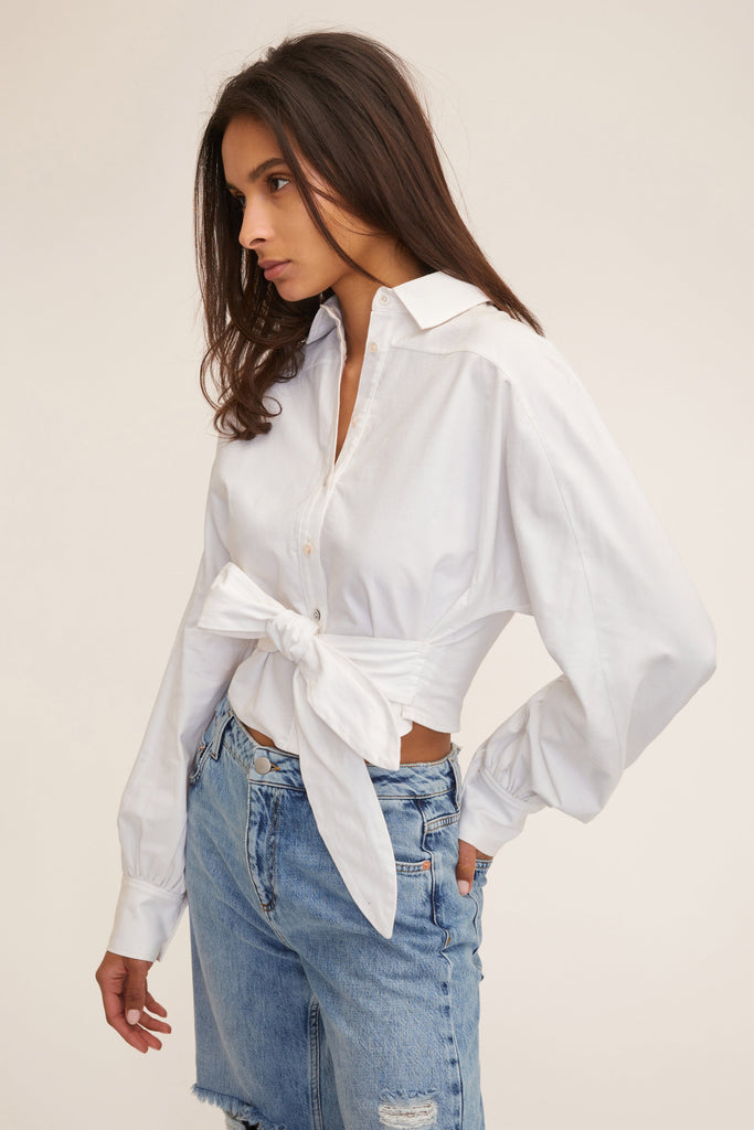 Emmerson Oxford Shirt in White