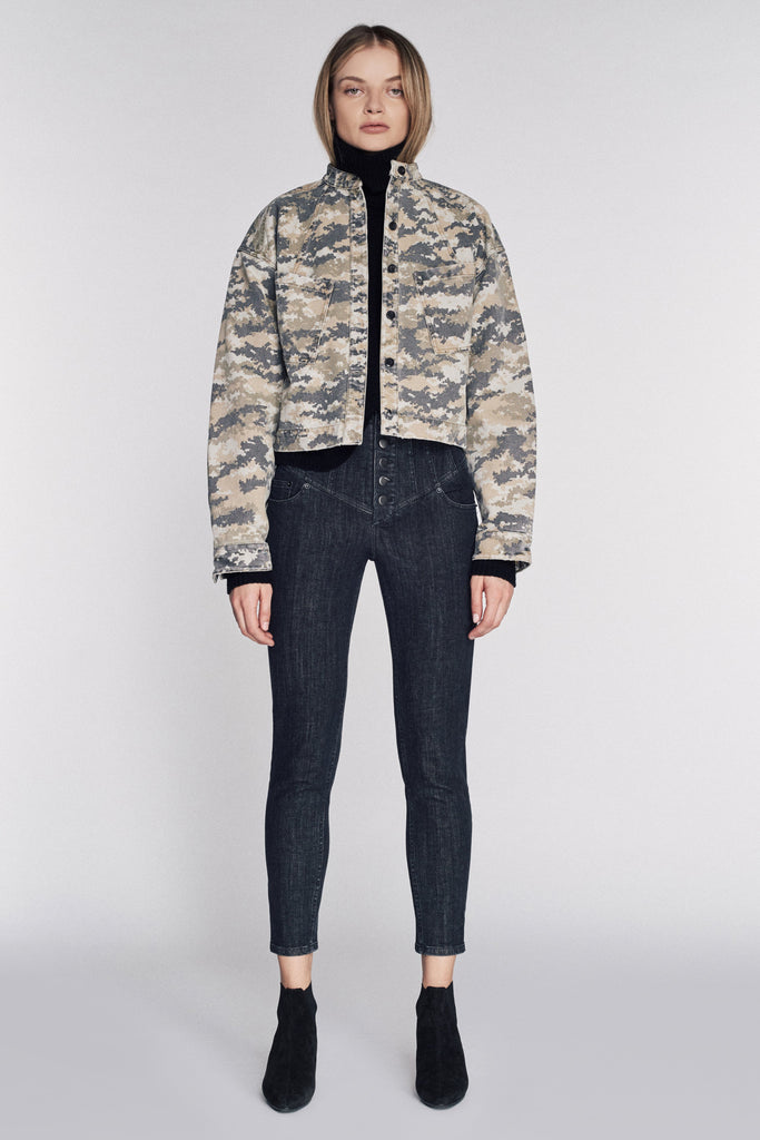 Flynn Canvas Camo Shirt Jacket