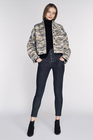 Flynn Canvas Camo Shirt Jacket