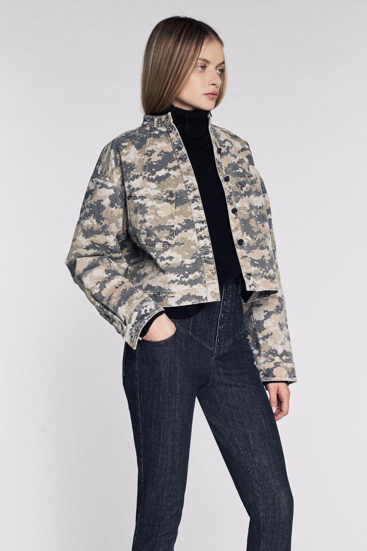 Flynn Canvas Camo Shirt Jacket