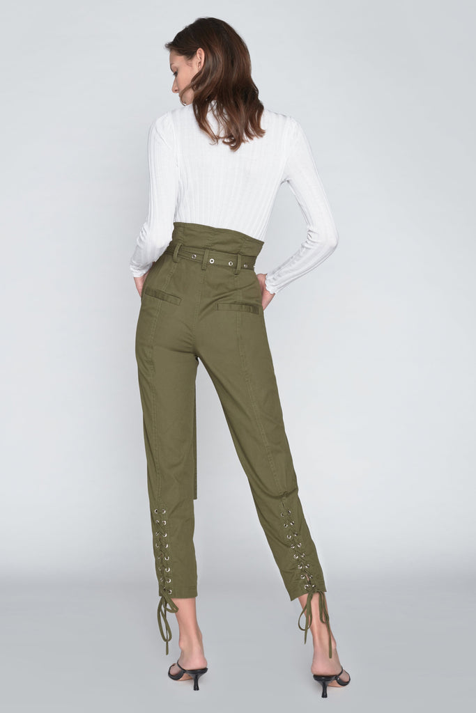Gia Ankle Length Pant in Forest