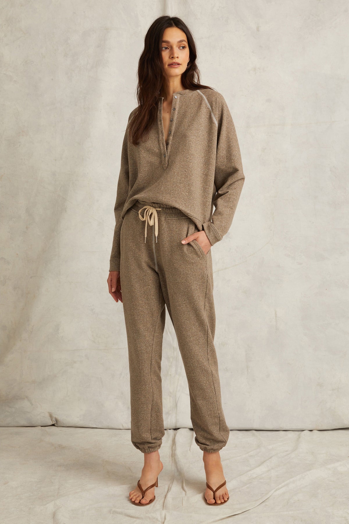 Jules Boyfriend Sweatpant in Sage