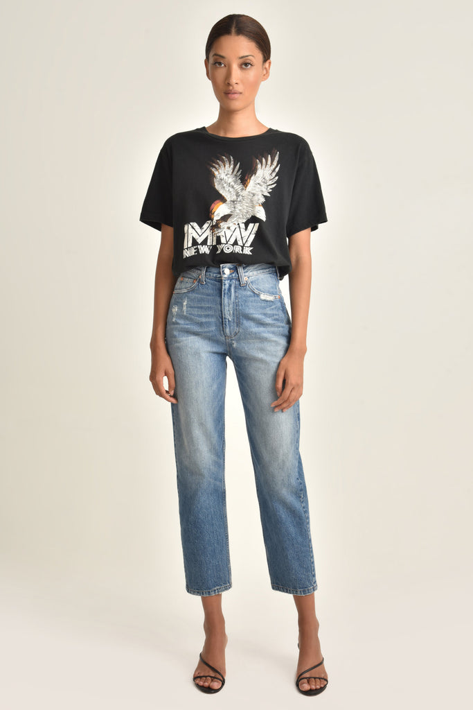 Eagle Graphic Tee_Black_Front 2