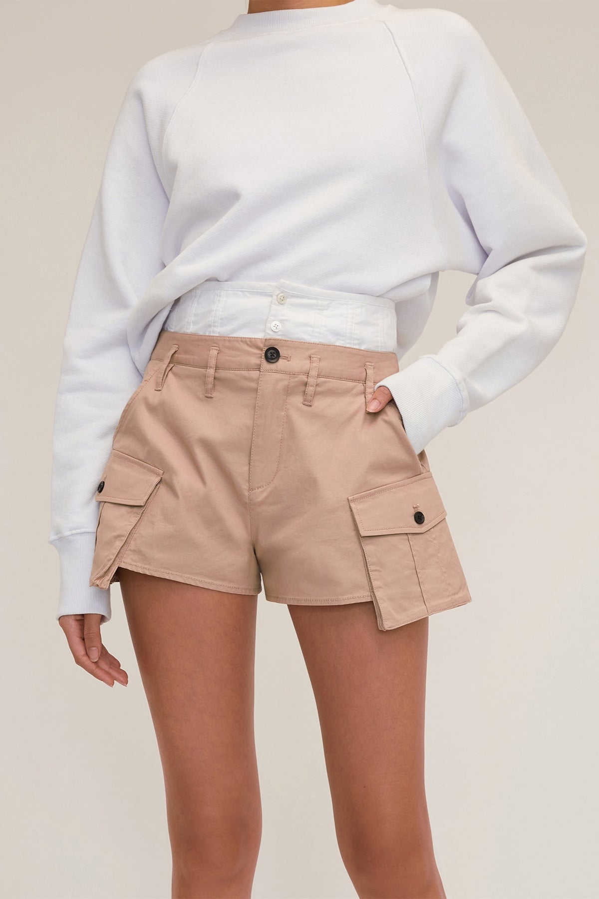 Easton Contrast Corset Cargo Short | MARISSA WEBB