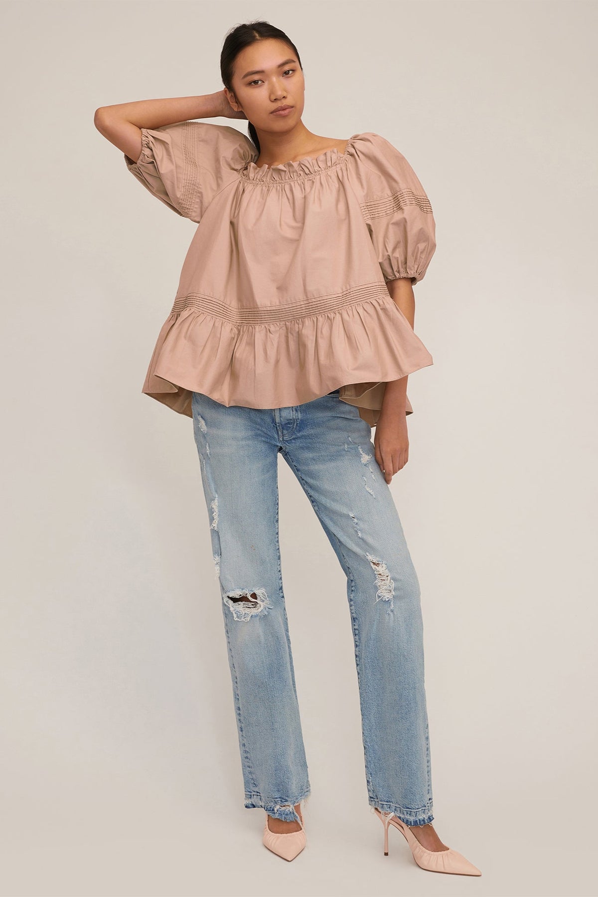 Aurelia Canvas Swing Top | MARISSA WEBB