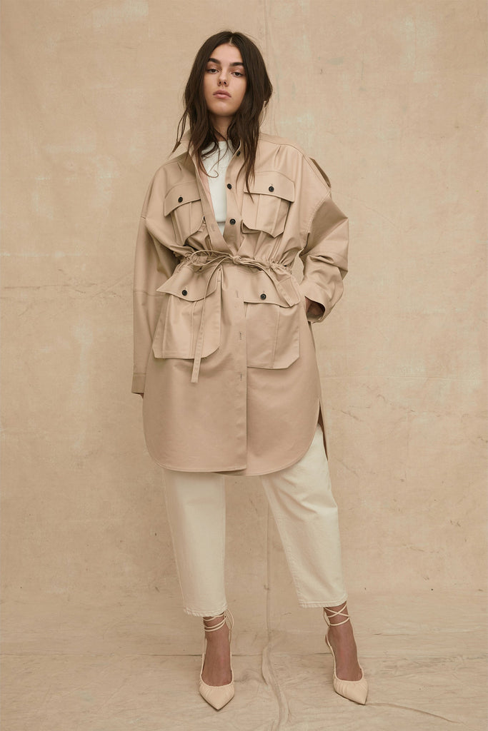 Dante Crisp Canvas Utility Jacket | MARISSA WEBB