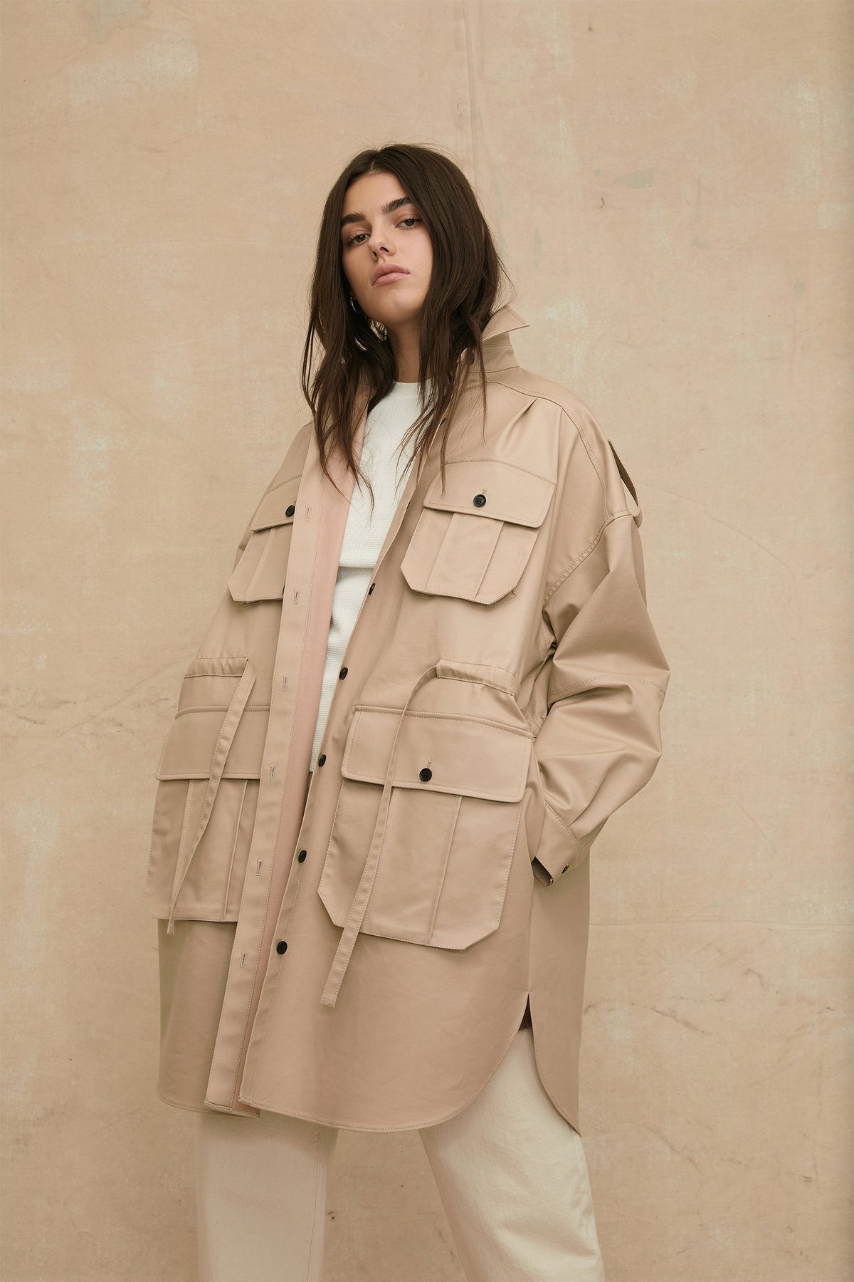 Dante Crisp Canvas Utility Jacket | MARISSA WEBB