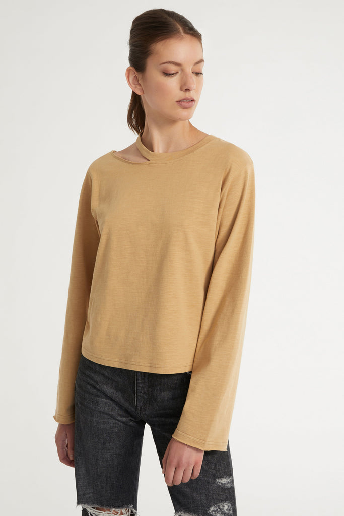 Tate Cut Out Long Sleeve in Sedona