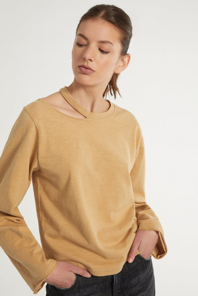 Tate Cut Out Long Sleeve in Sedona