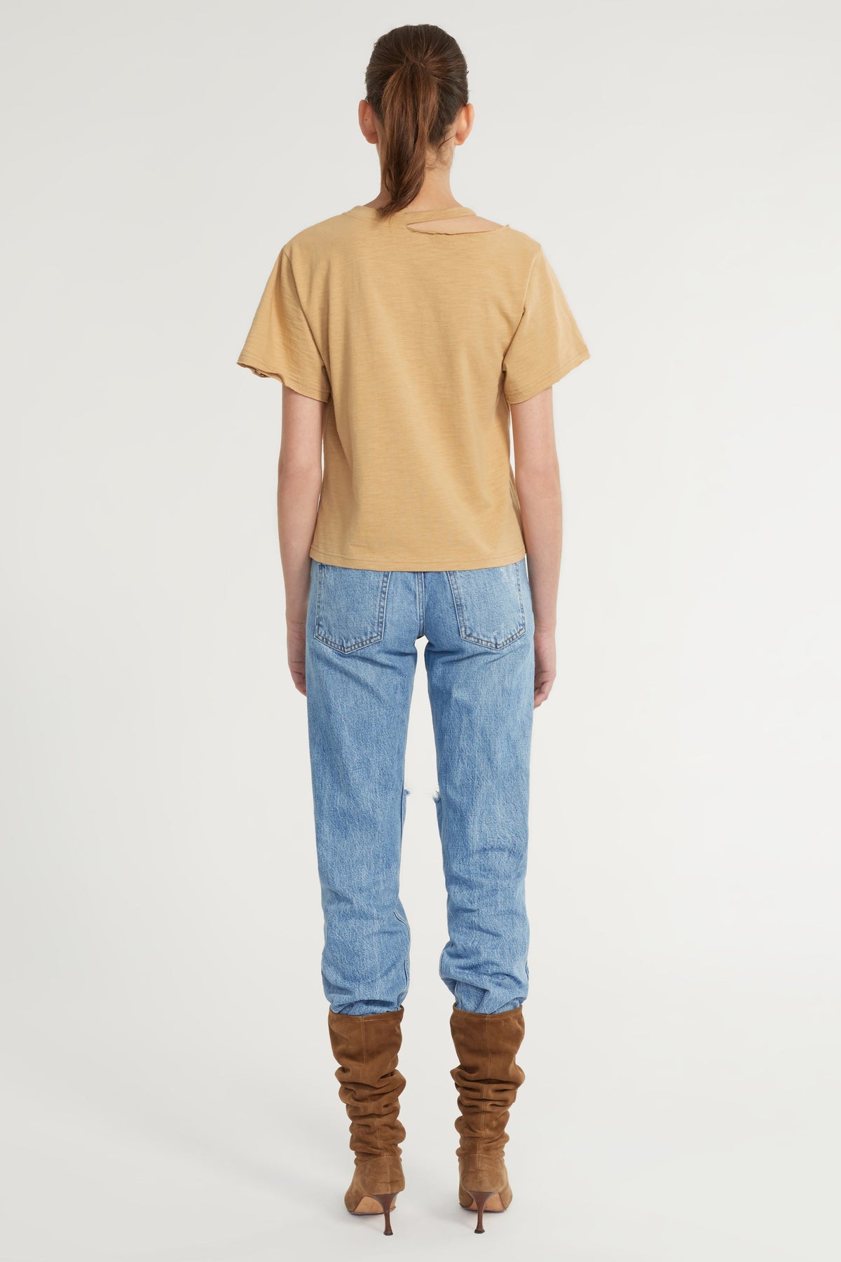 Tate Cut Out Tee in Sedona