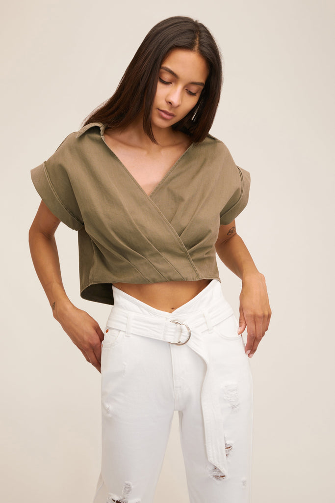 Travis Denim Pant in Off White Stone Wash