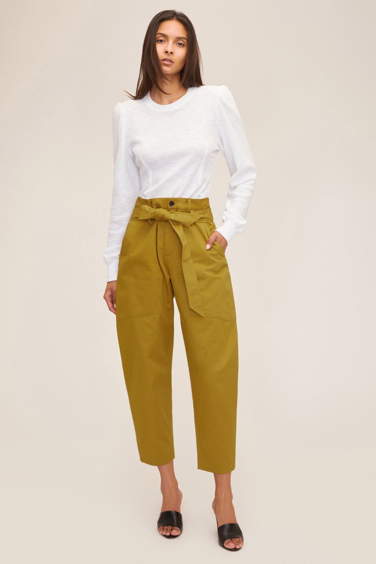 Adler Canvas Balloon Pant in Ochre | MARISSA WEBB