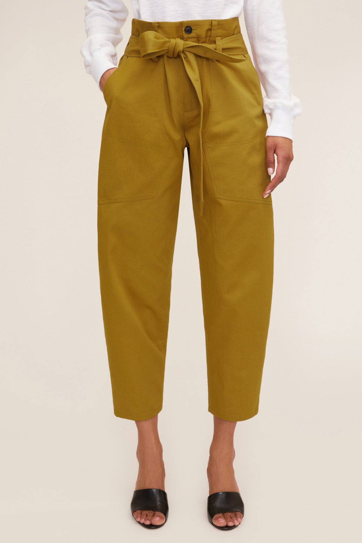 Adler Canvas Balloon Pant in Ochre | MARISSA WEBB