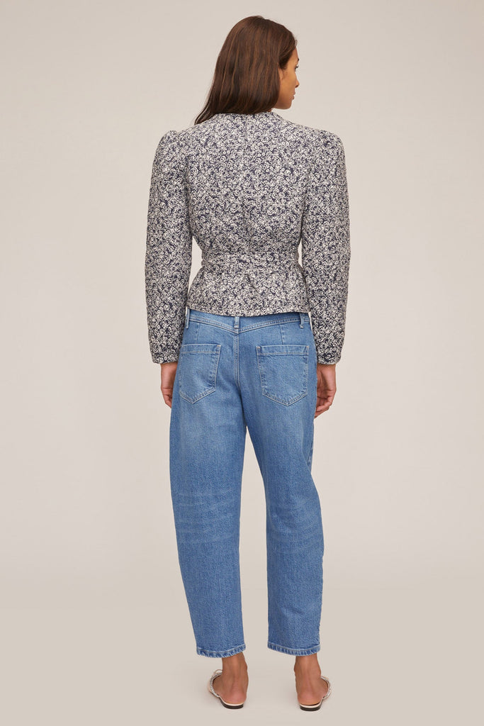 Albie Quilted Floral Shirt Jacket | MARISSA WEBB