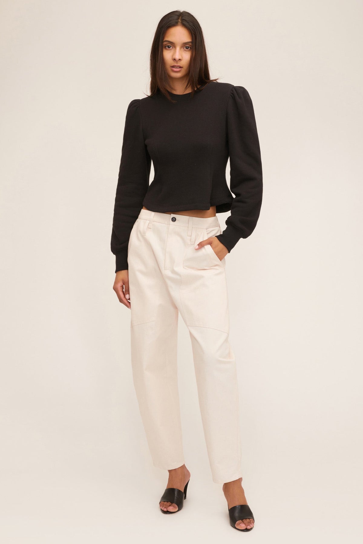 Adler Canvas Balloon Pant in Chiffon | MARISSA WEBB