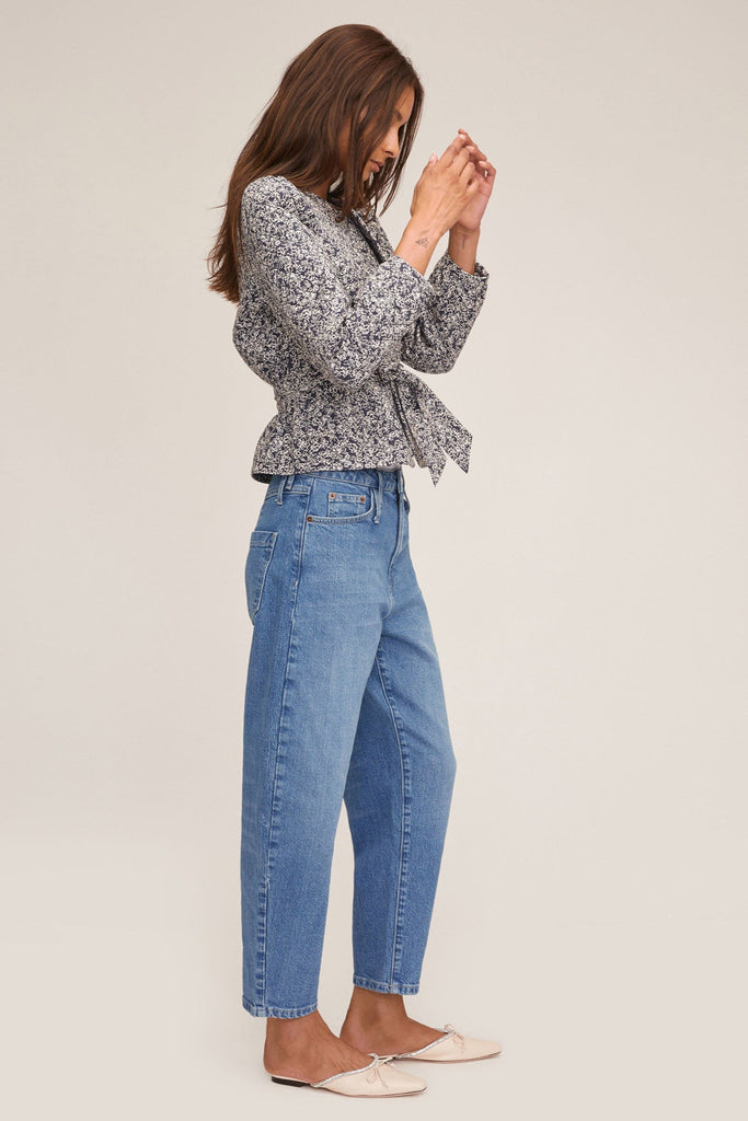 Albie Quilted Floral Shirt Jacket | MARISSA WEBB